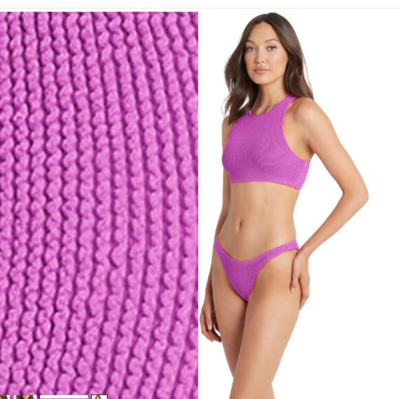 BOUND by Bond-Eye The Sydney Bikini Top in ULTRAVIOLET Purple - Picture 2 of 2